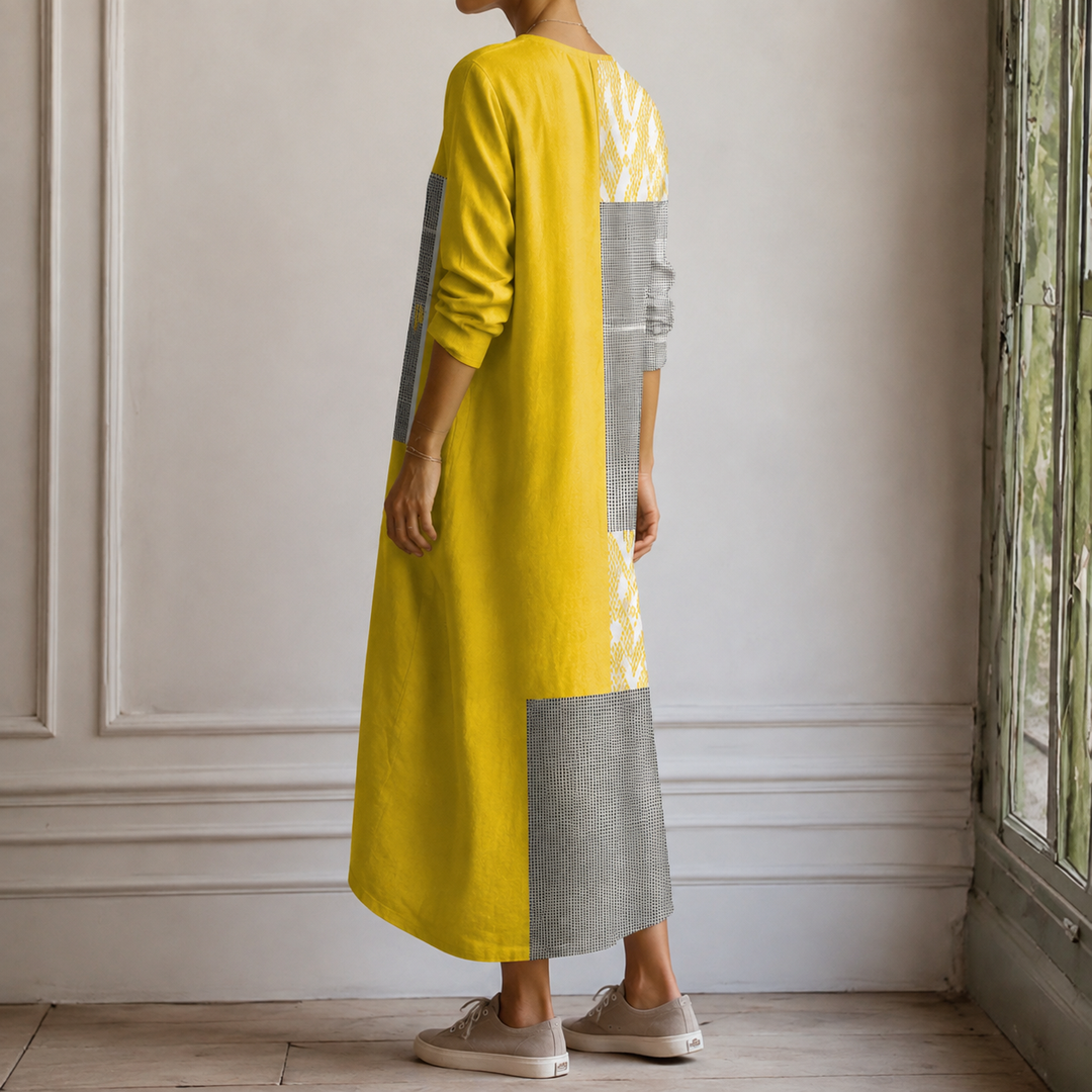 Isabeau-Eve Patchwork Dress