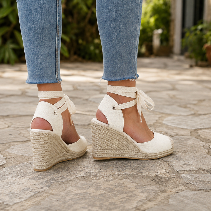 Cardini Lace-Up Wedges