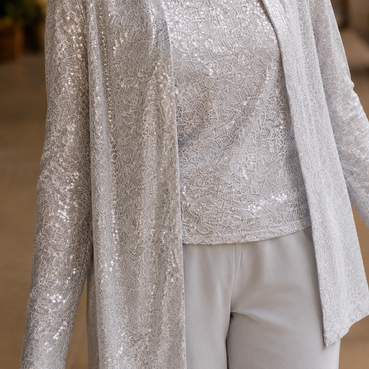 Elowen-Belle Sequined Pant Set