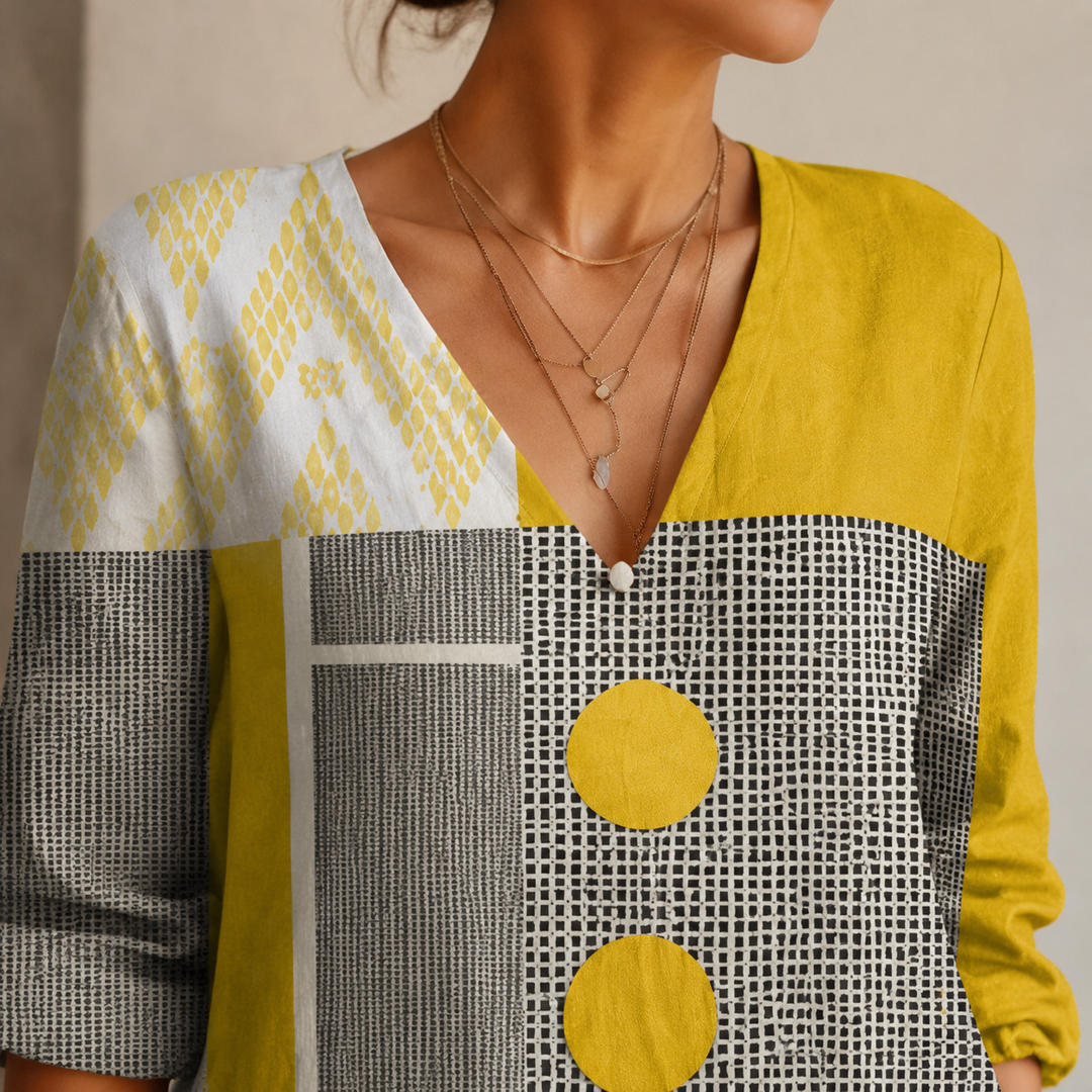Isabeau-Eve Patchwork Dress