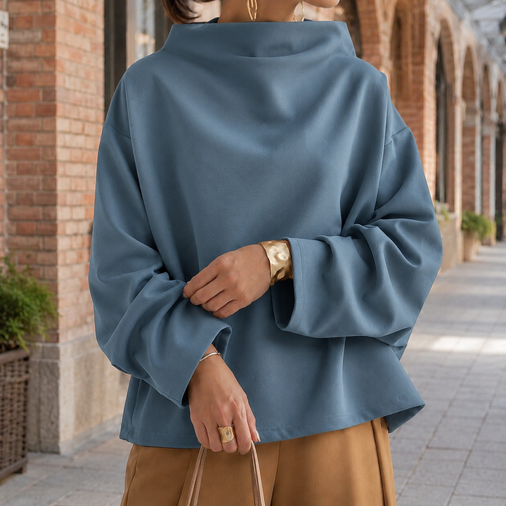 Nadia-Grace High-Neck Top