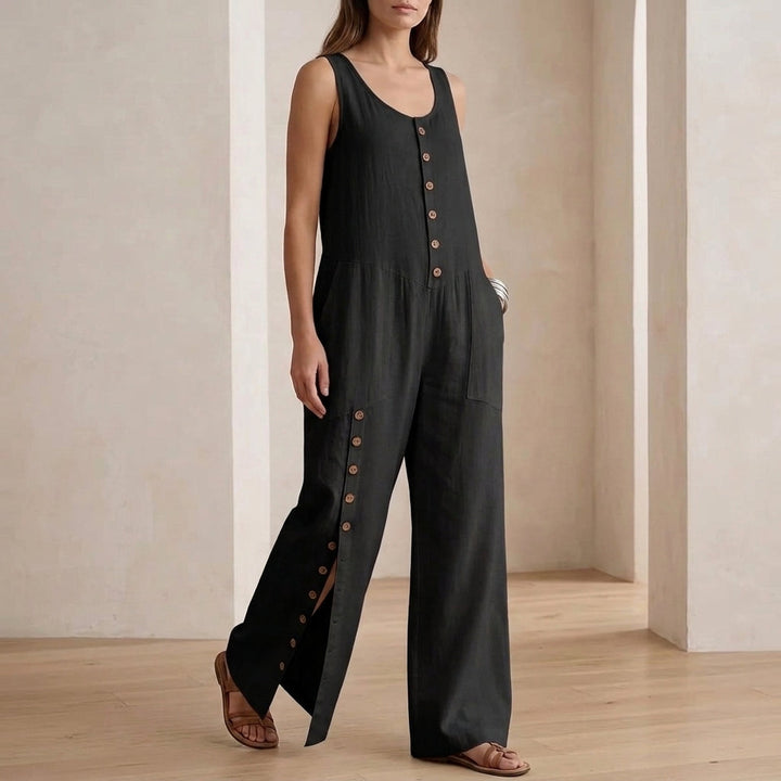 Orla Button Detail Jumpsuit