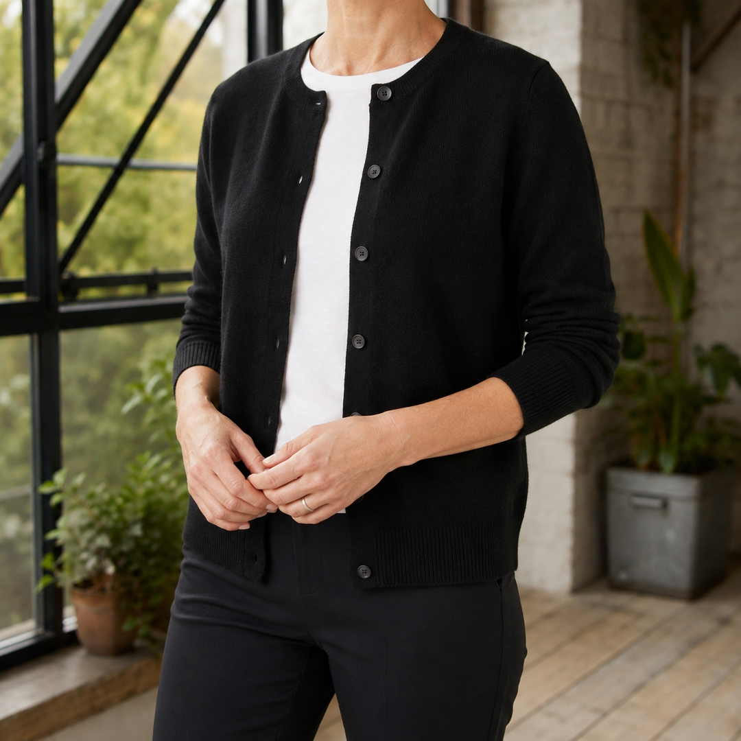Annabel-Jane Buttoned Cardigan