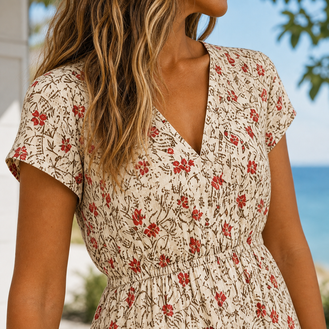 Alba-June Wrap Maxi Dress