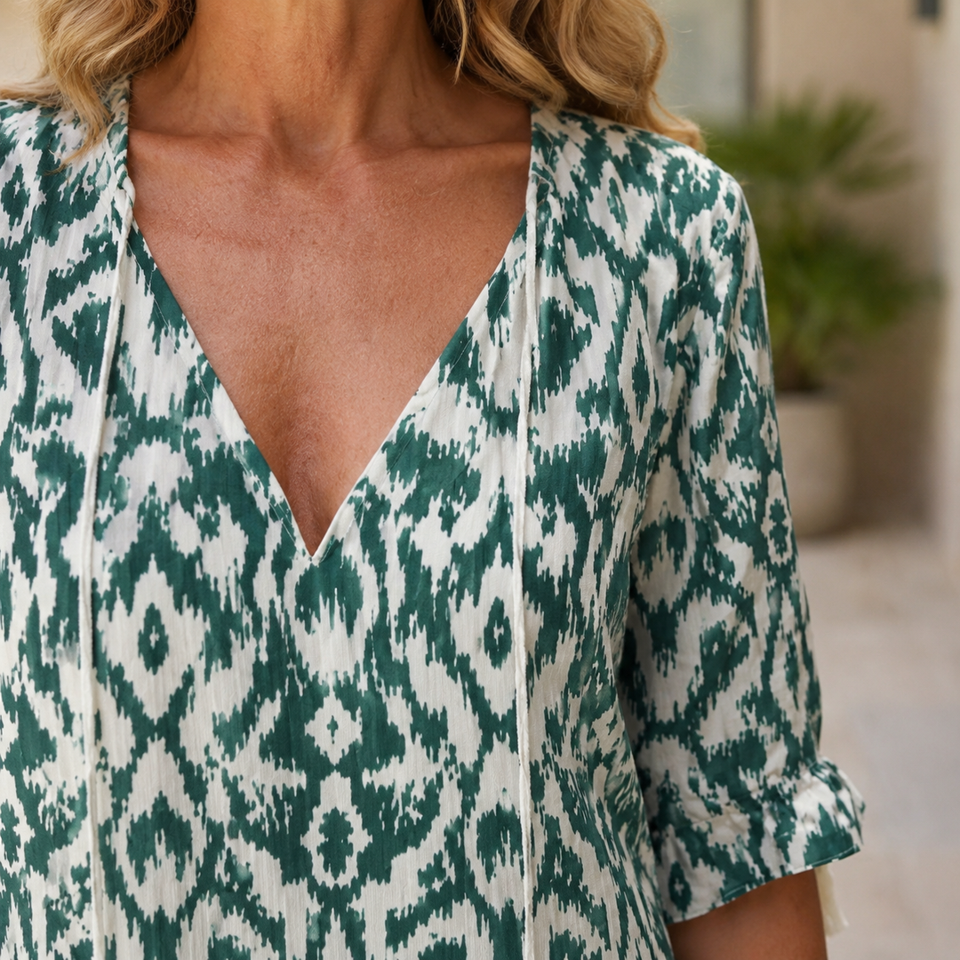 Ada Ikat Maxi Dress