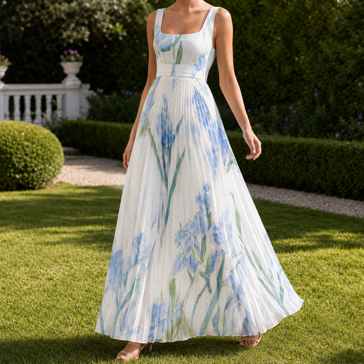 Orla-Grace Pleated Maxi Dress