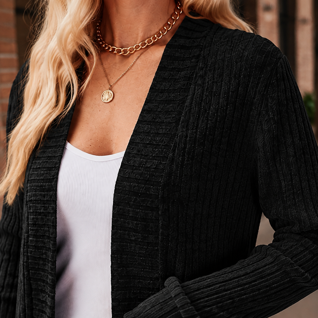 Grace-Kate Ribbed Cardigan
