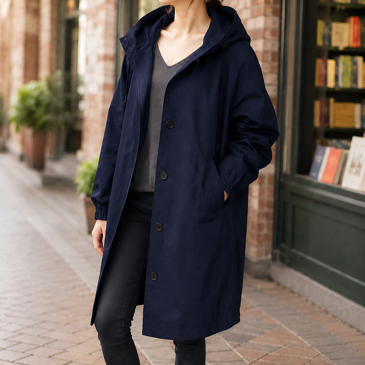 Zelda-Elise Hooded Overcoat