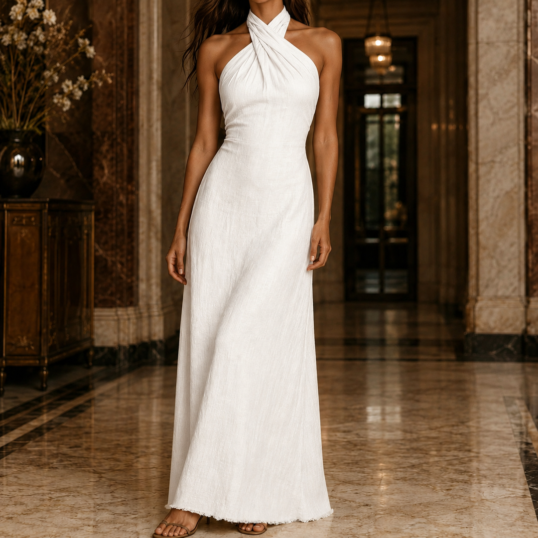 Apolline Halter Maxi Dress