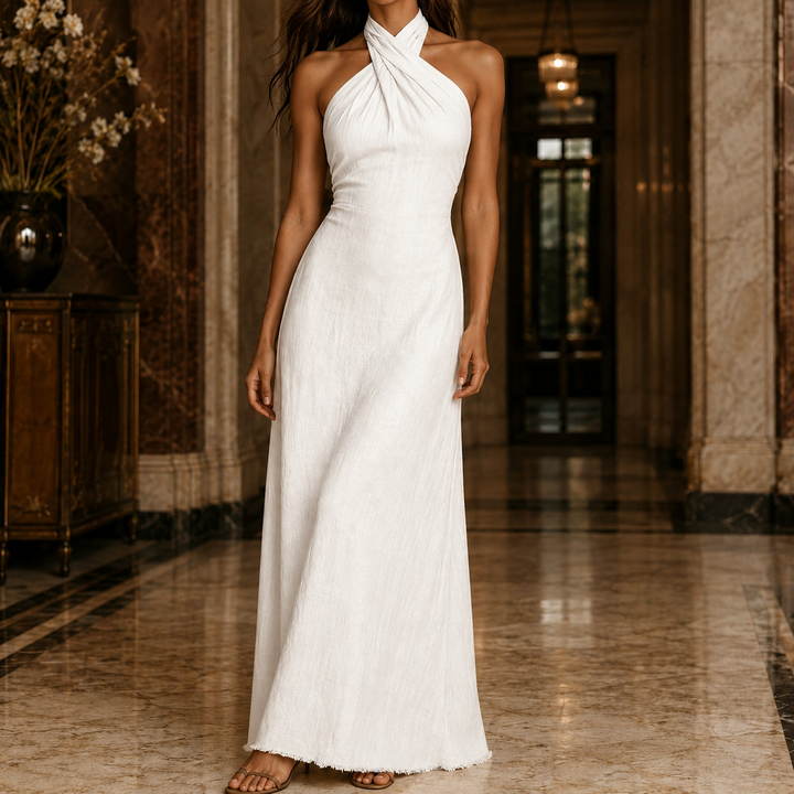 Apolline Halter Maxi Dress