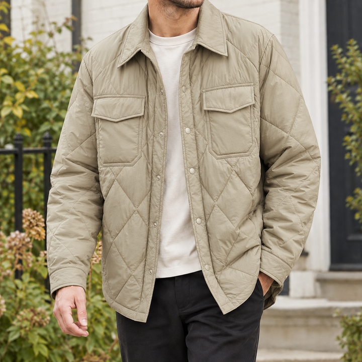 Gustave Quilted Shirt Overshirt