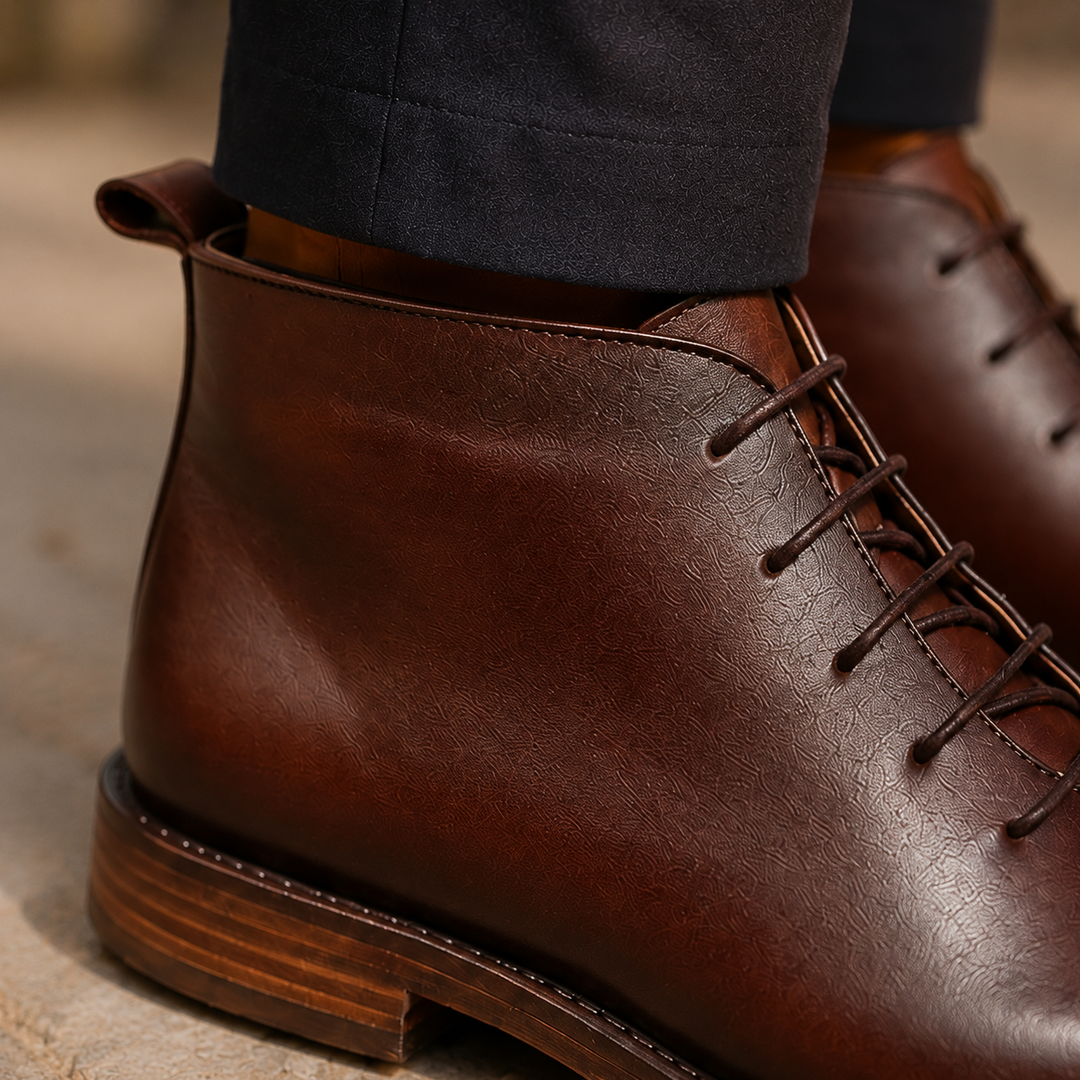 Neroni Leather Ankle Boots