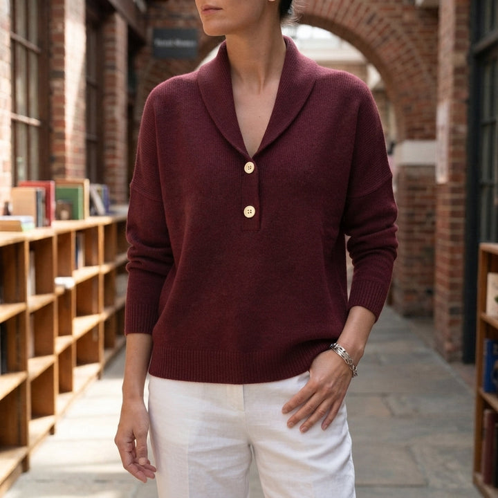 Livia Shawl Collar Sweater