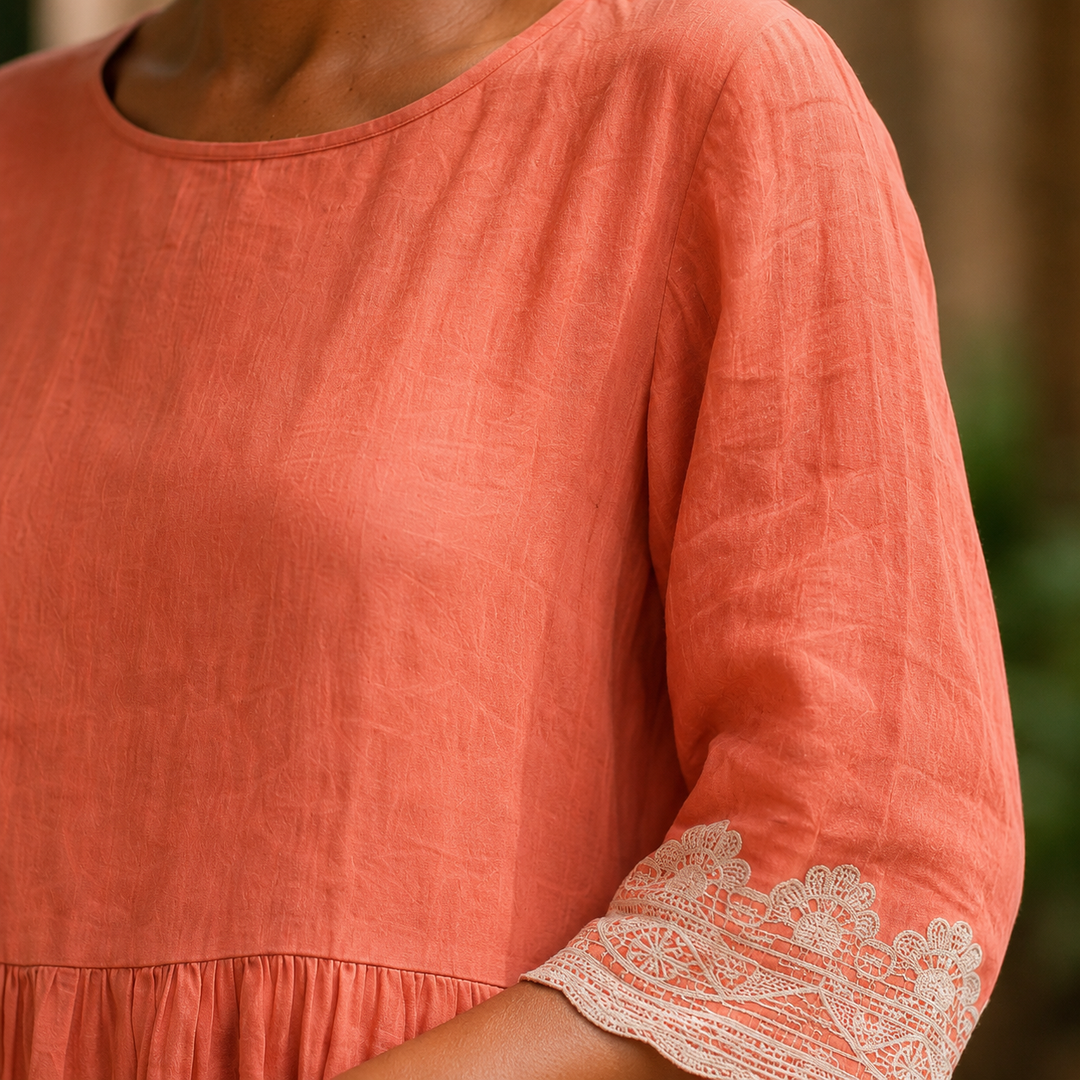 Madeleine Embroidered Midi Dress