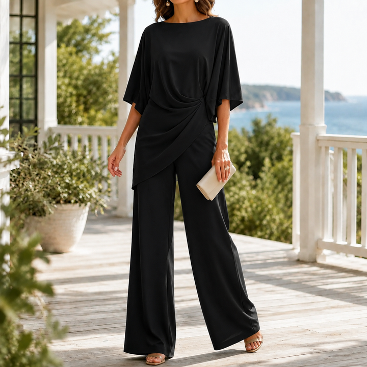 Katia-Sage Draped Set