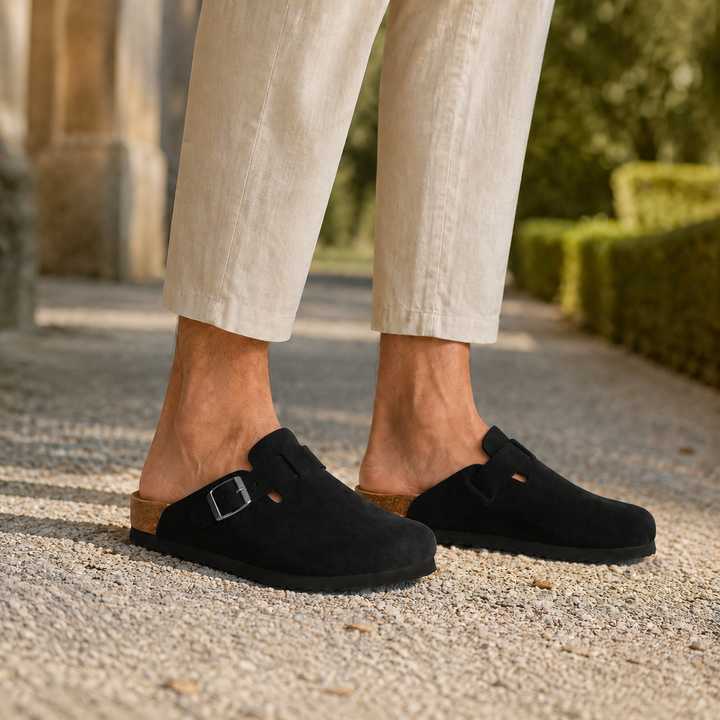 Barletta Buckle Clogs