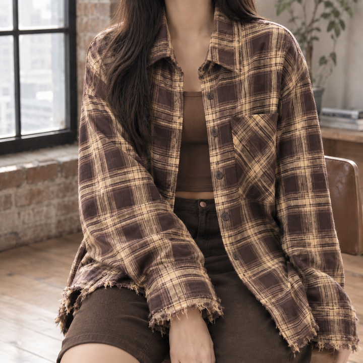 Godiva Plaid Overshirt