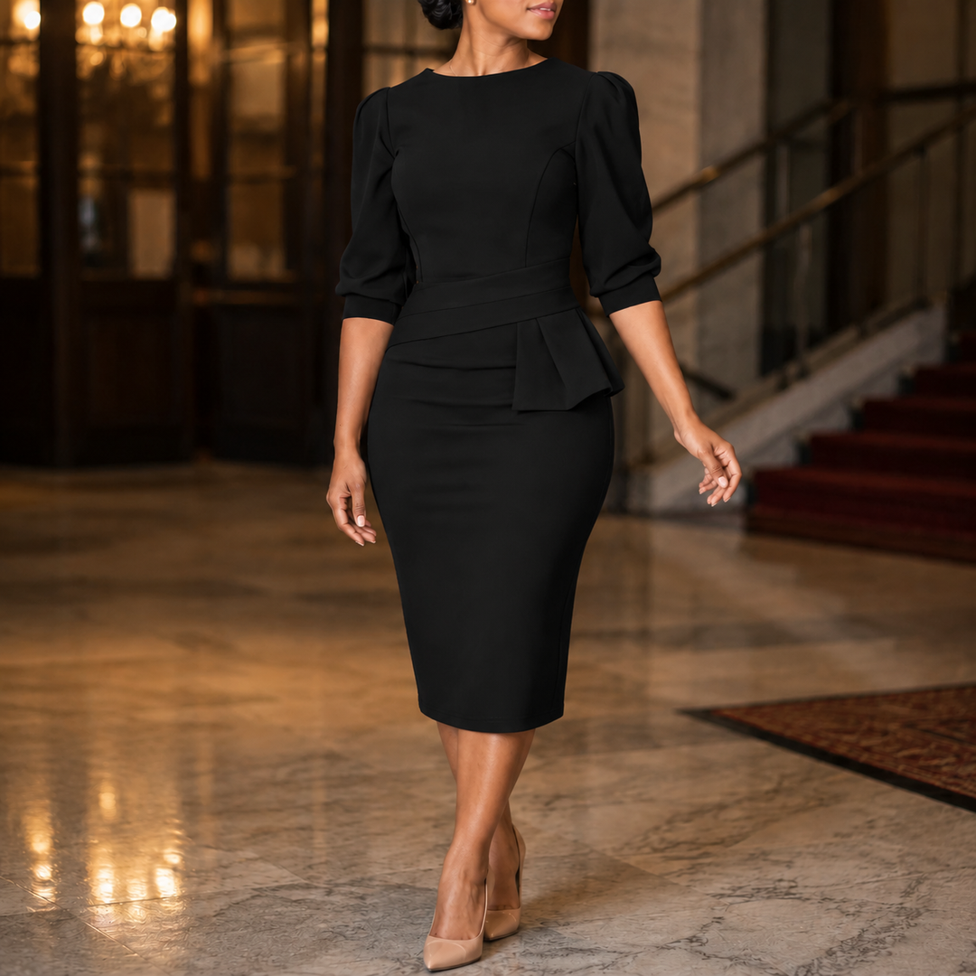 Liora-Claire Peplum Dress