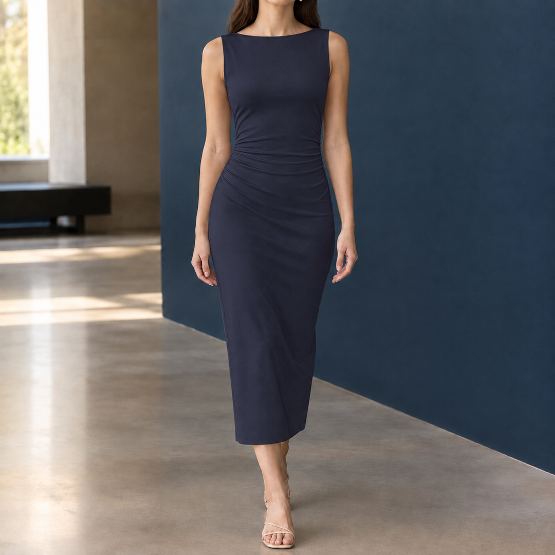 Desiree Ruched Maxi Dress