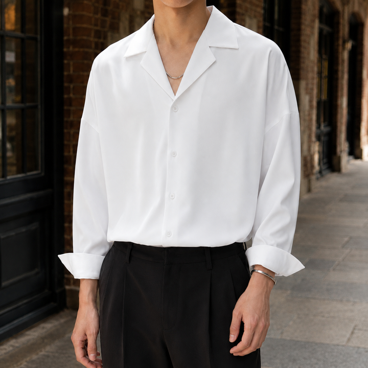 Maurice Cuban Collar Shirt