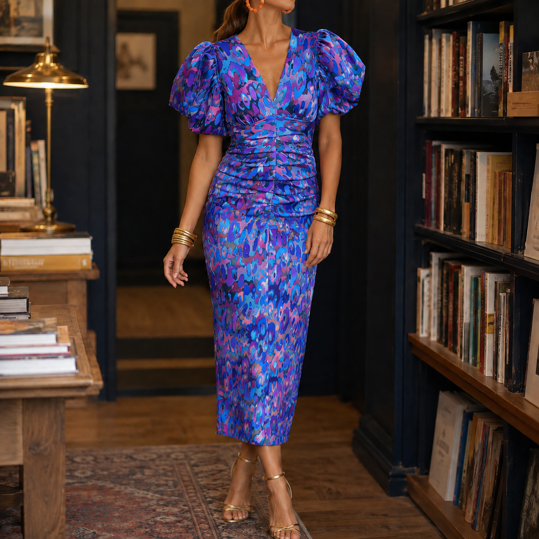 Greta-Mae V-Neck Dress