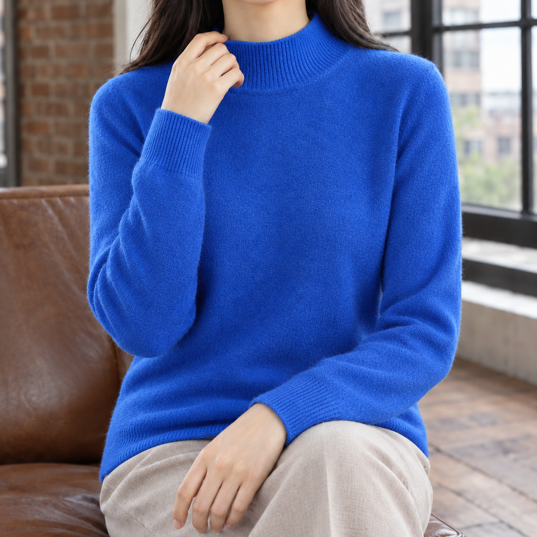 Jocasta Mock Neck Sweater