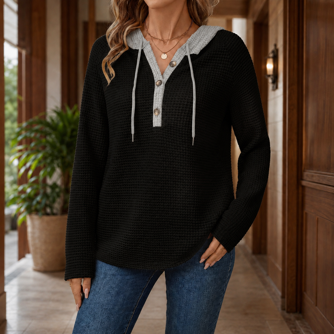 Honora-Rae Waffle Sweater