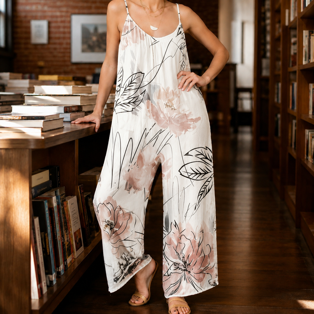Caroline Wide Leg Jumpsuit