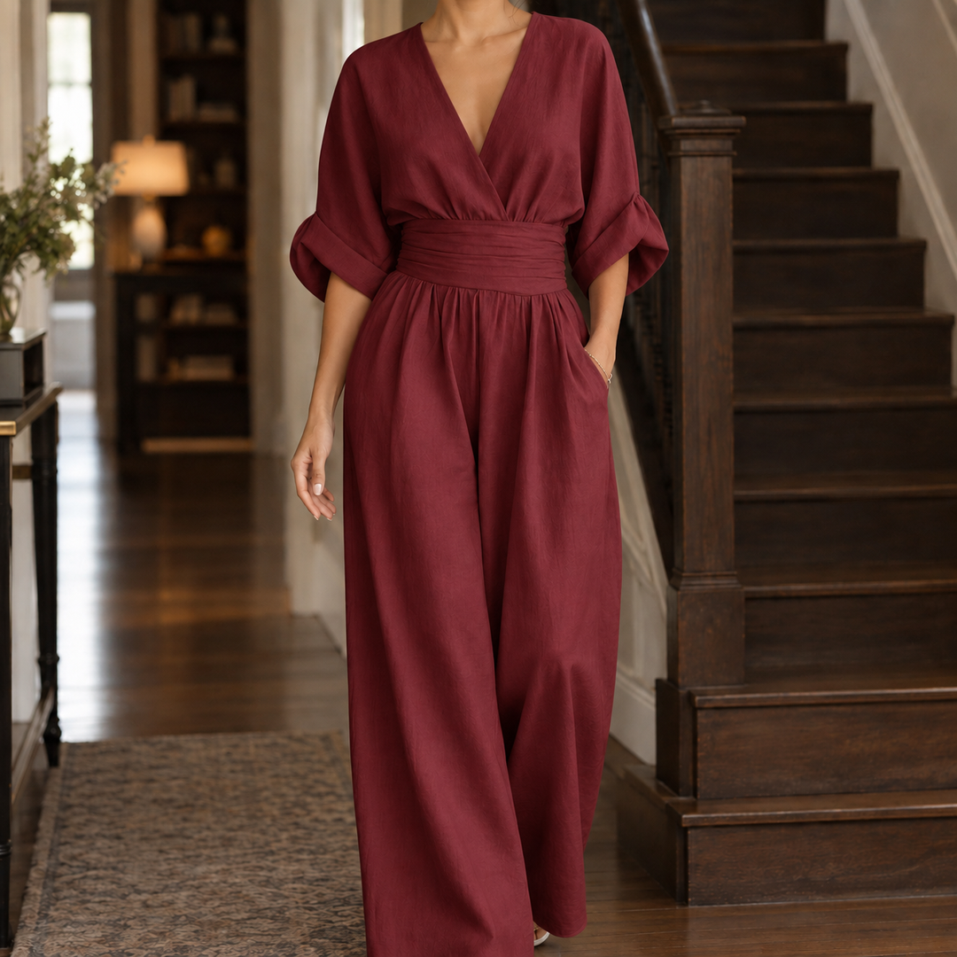 Elodie-Rae Wide-Leg Jumpsuit