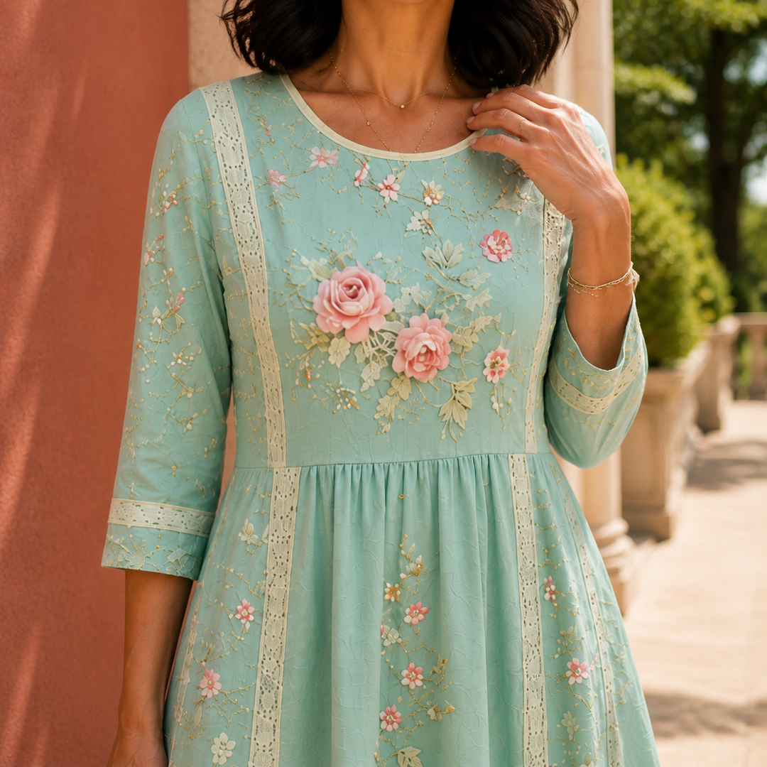 Clara-Grace Floral Maxi Dress