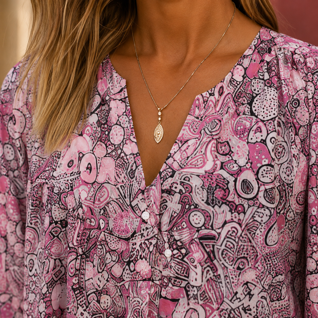 Nadia-Claire Printed Midi Dress