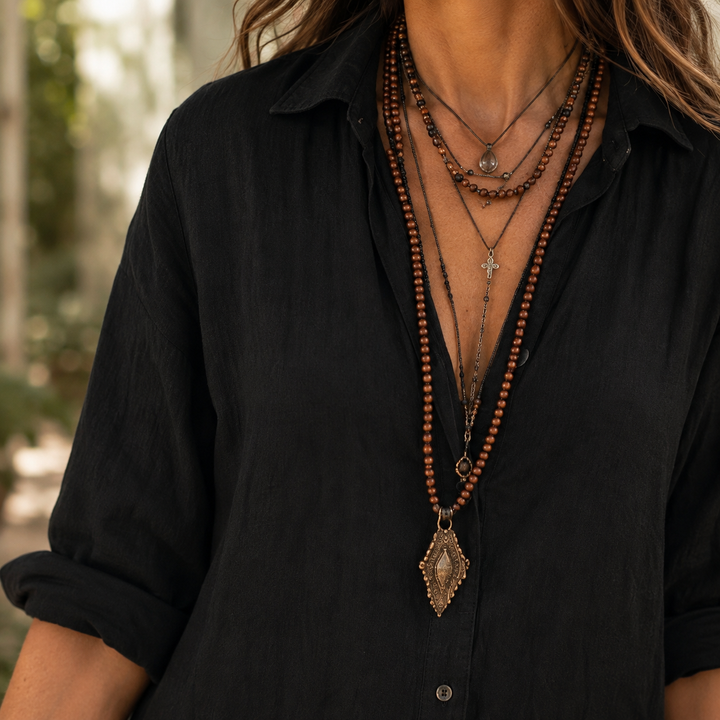 Estella-Mae Maxi Shirt Dress