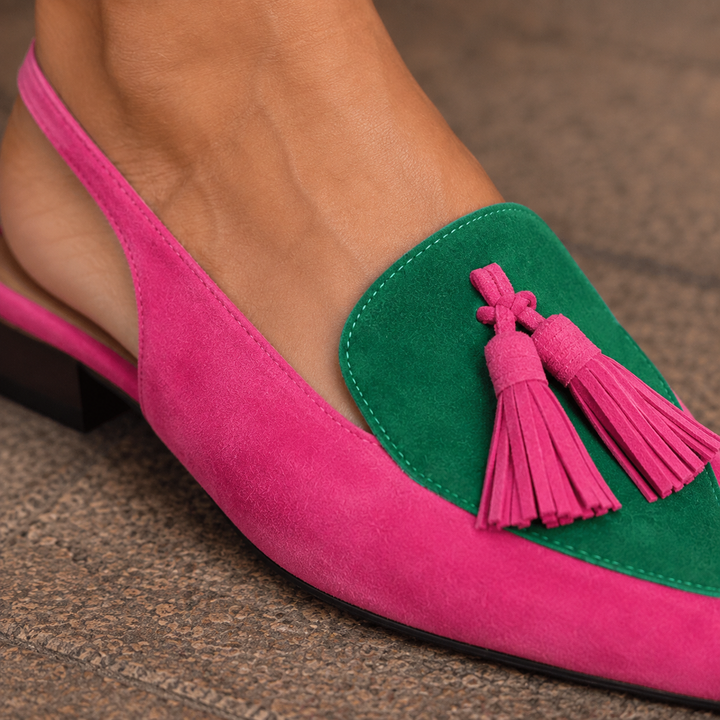 Caruso Tassel Slingbacks