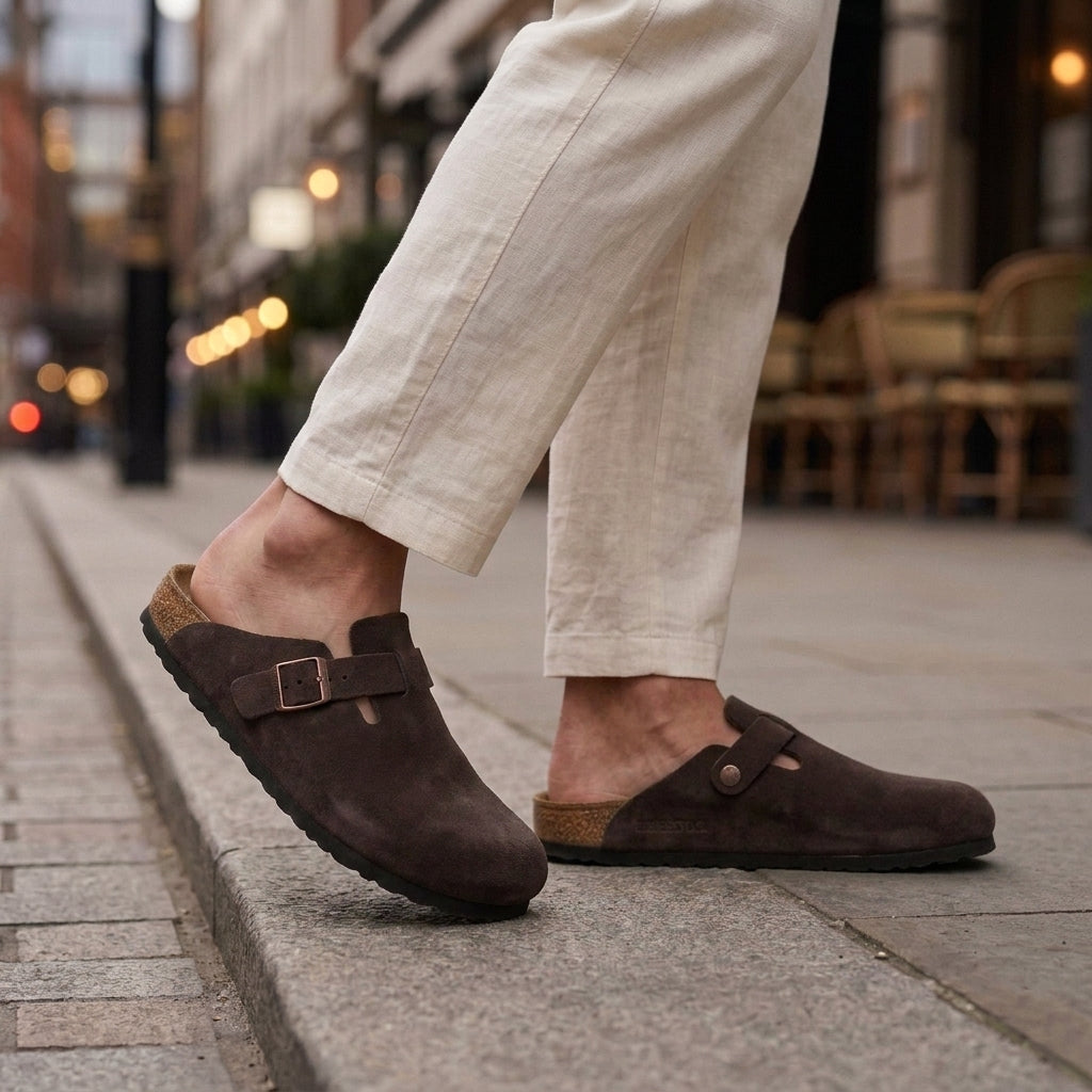 Lorenzo Suede Mules