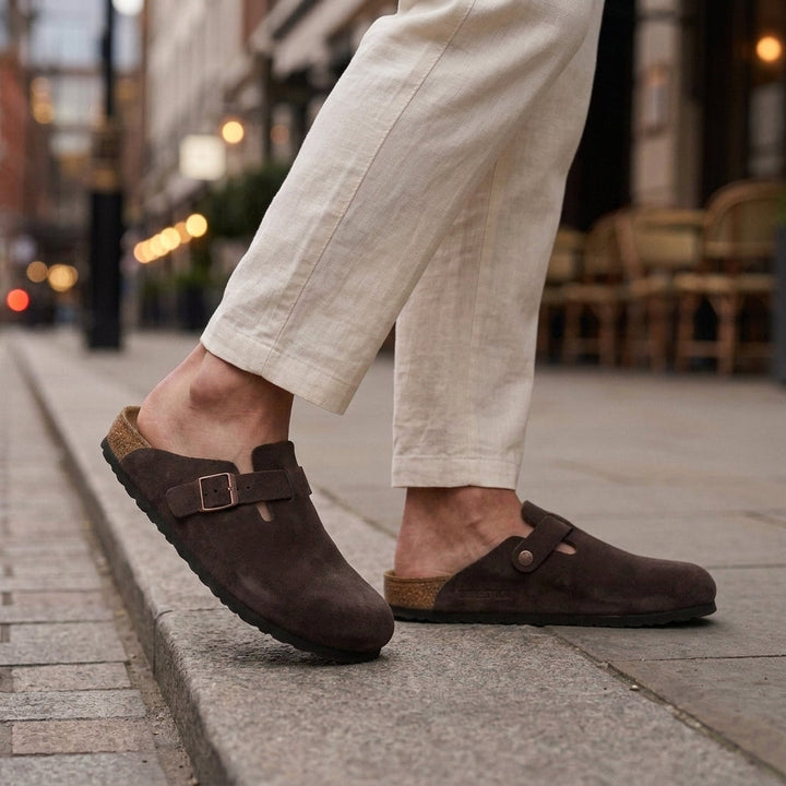 Lorenzo Suede Mules