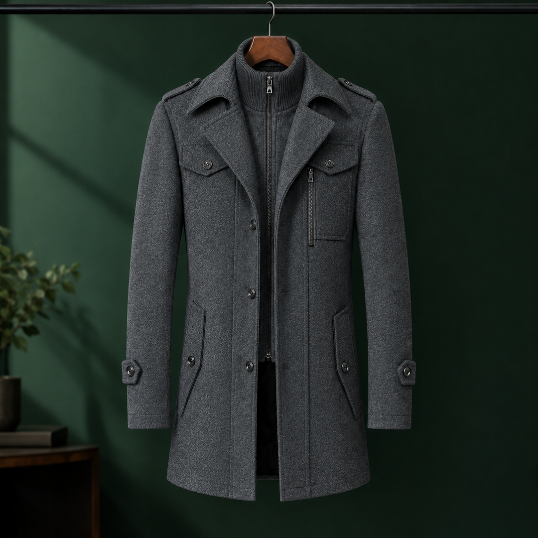 Cuthbert Double Collar Coat