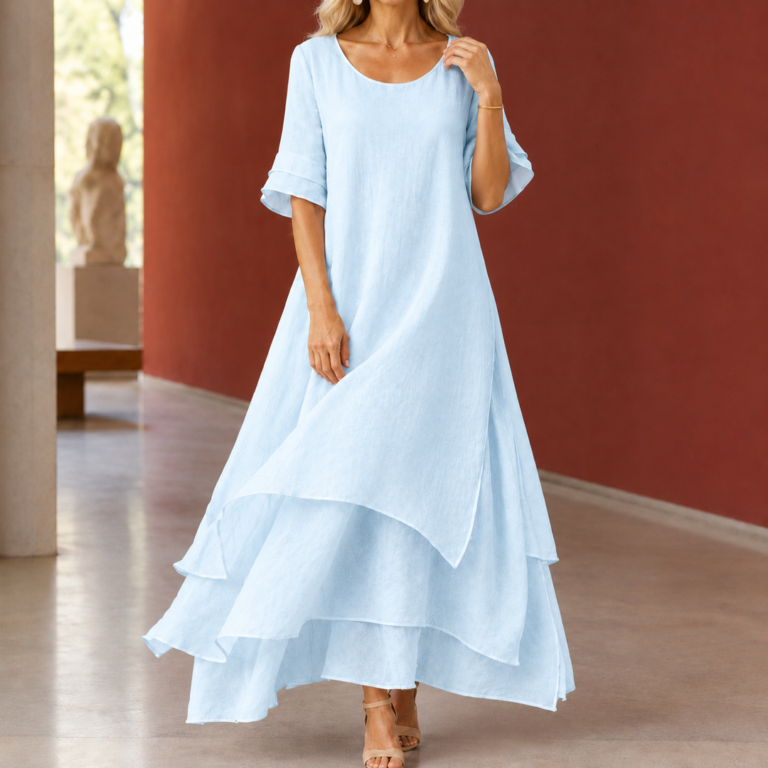 Sabina-Elise Layered Maxi Dress