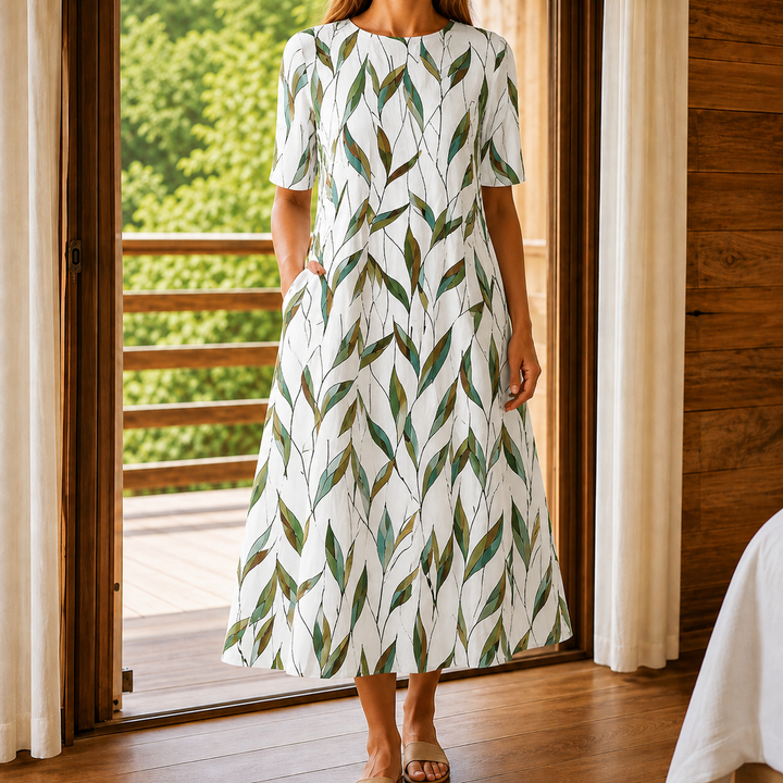Eva Floral Midi Dress