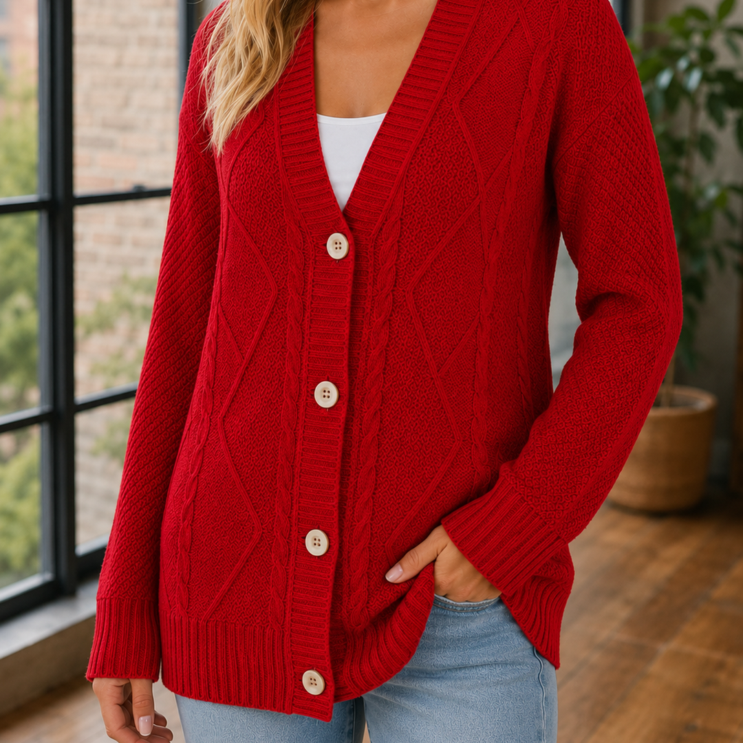 Evelina-Rae Cable Knit Sweater
