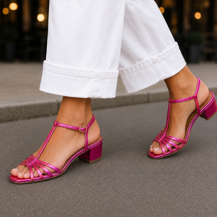 Andrioli T-Bar Sandals