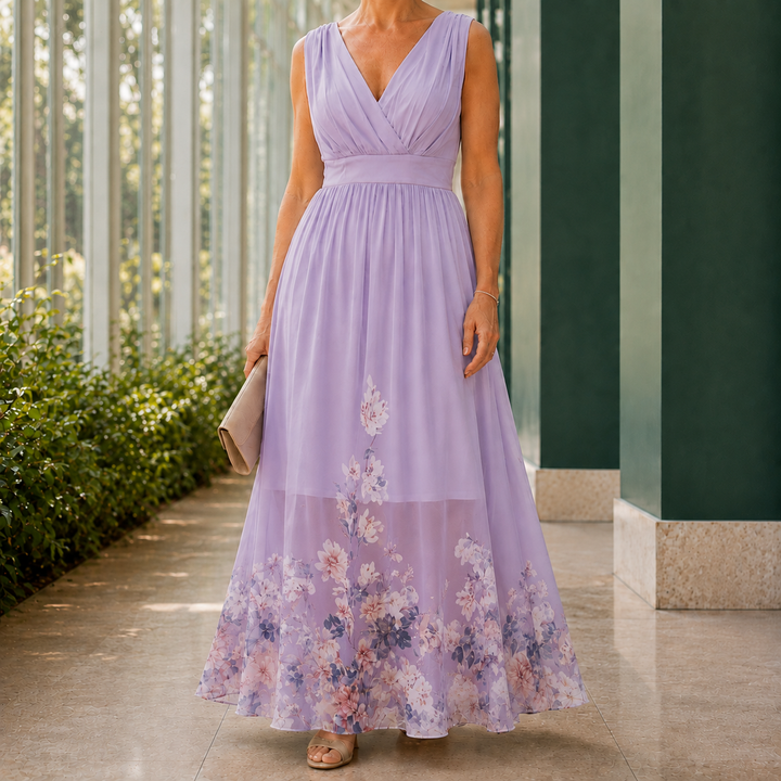 Fleur-Faye Floral Maxi Dress
