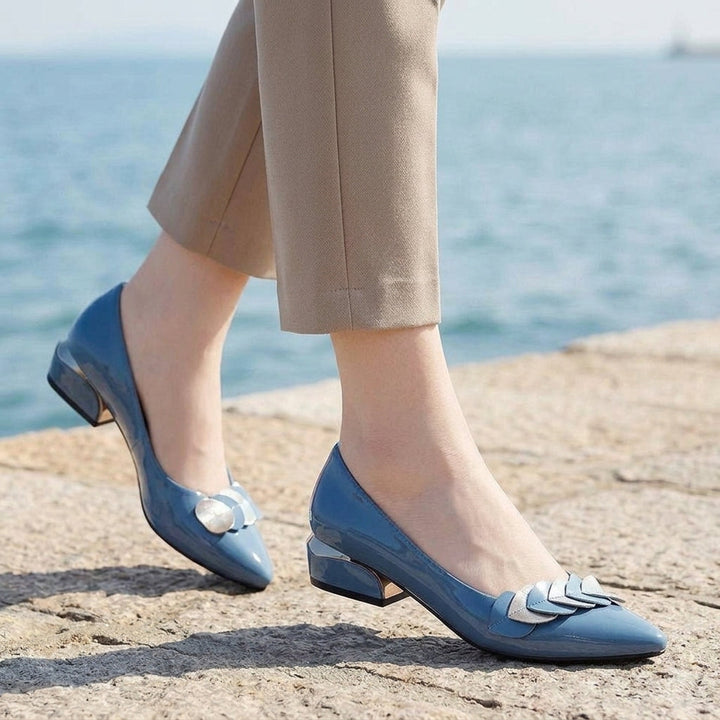 Sienna Pointed Block Heels