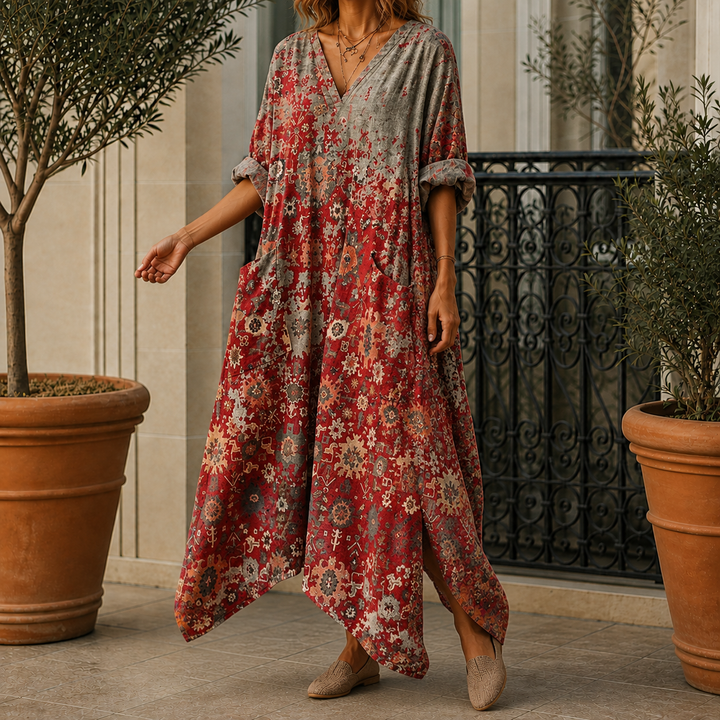 Cosima-Louise Balloon Hem Dress