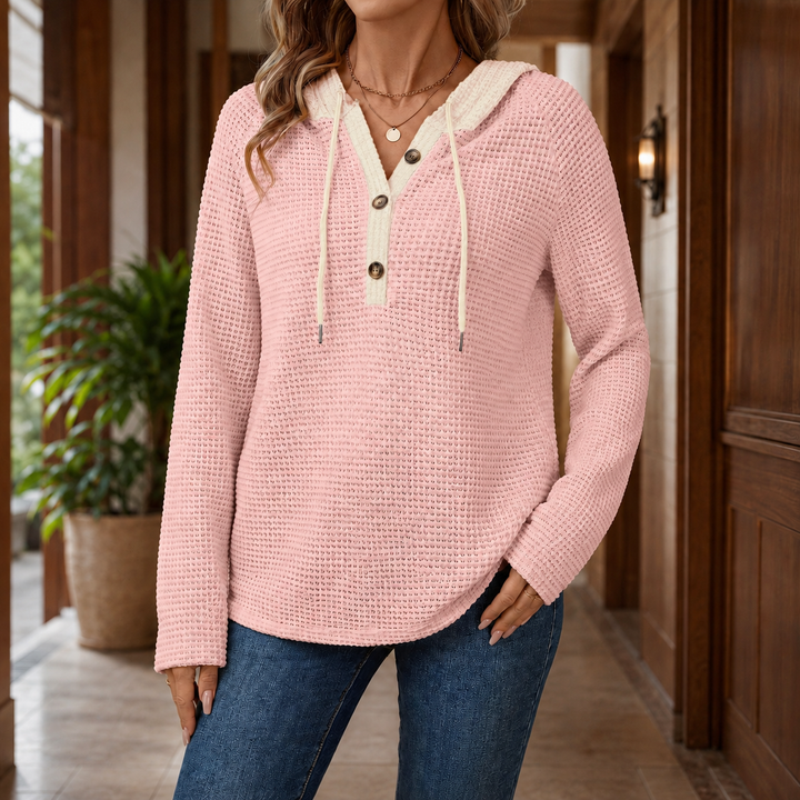 Honora-Rae Waffle Sweater