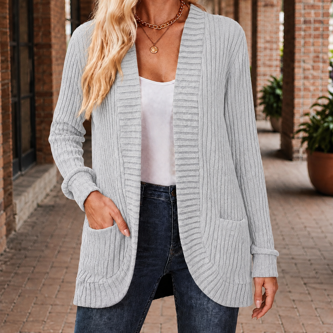 Grace-Kate Ribbed Cardigan