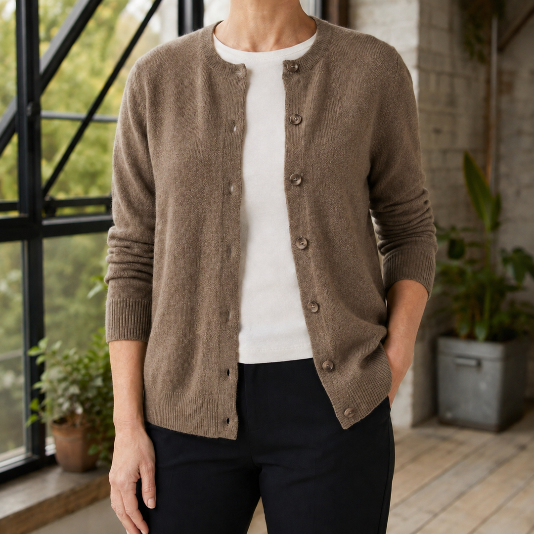 Annabel-Jane Buttoned Cardigan