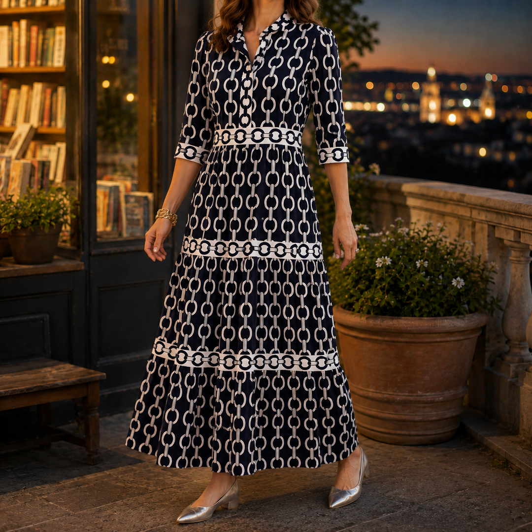 Alba Tiered Maxi Dress