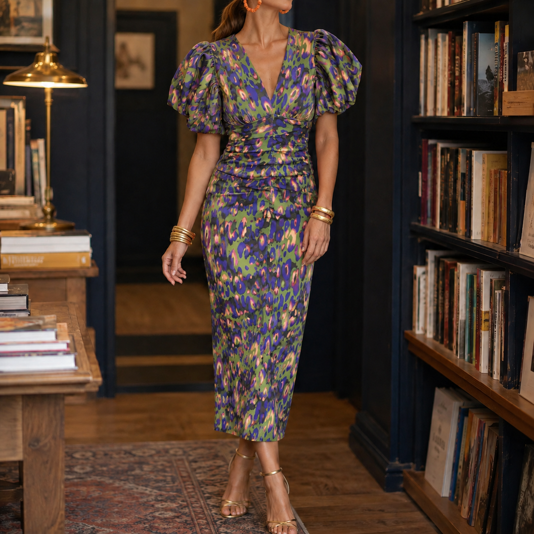 Greta-Mae V-Neck Dress