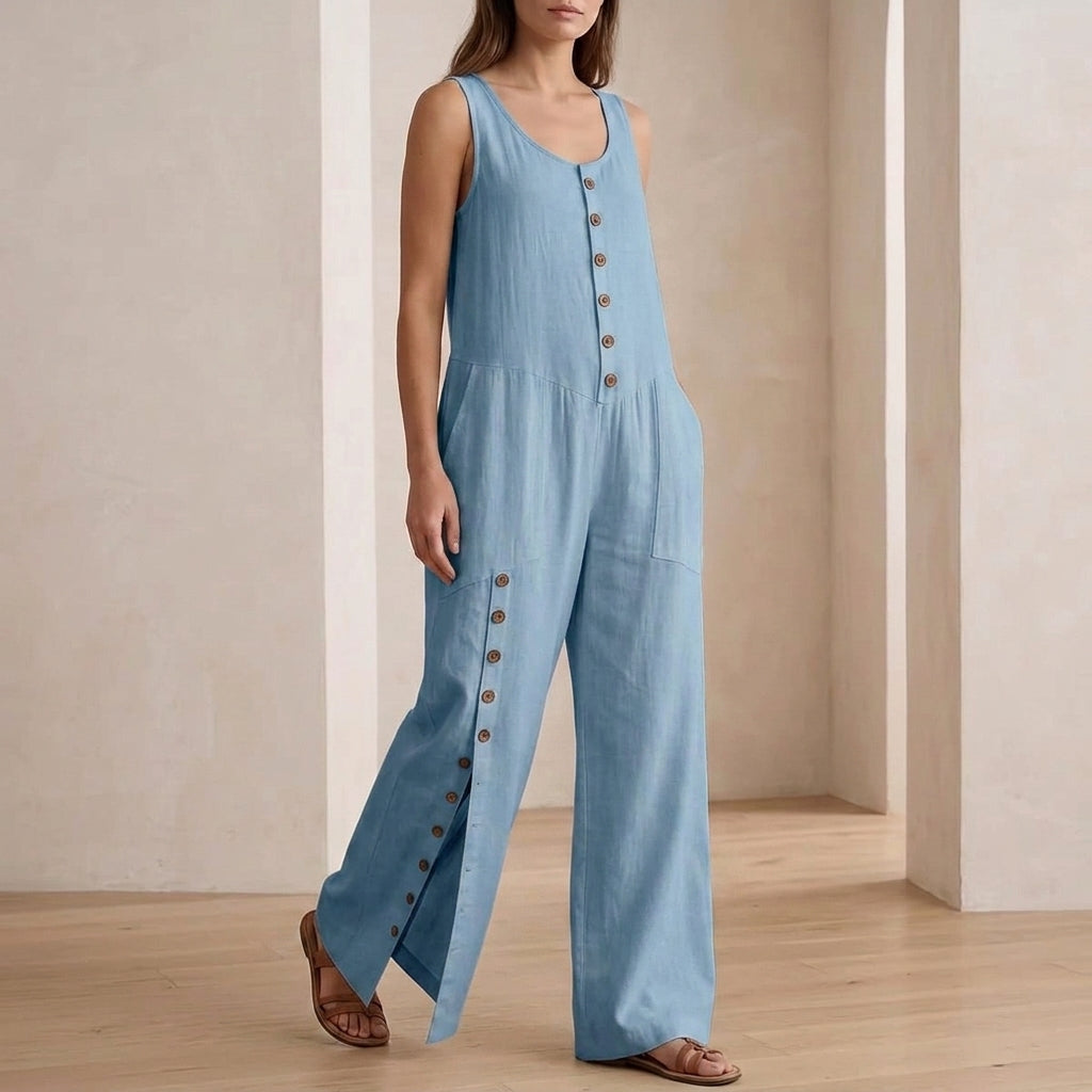 Orla Button Detail Jumpsuit