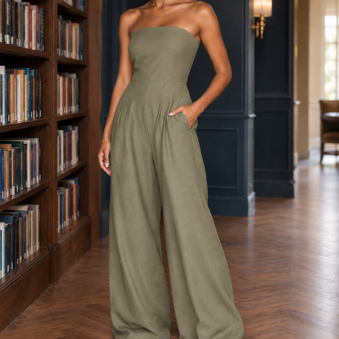 Celandine Strapless Jumpsuit